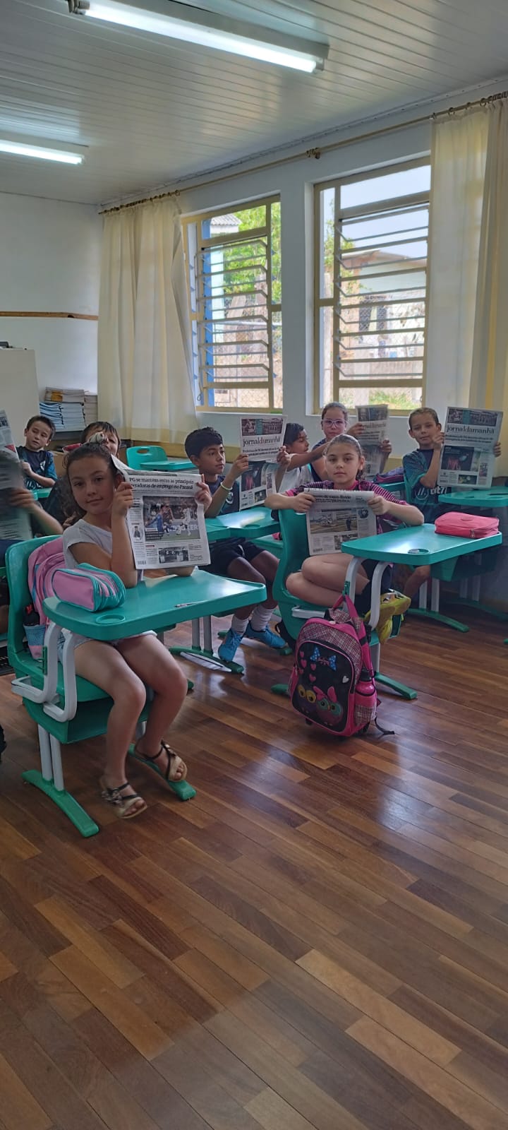 Impresso contribuiu para ampla aprendizagem em sala de aula.