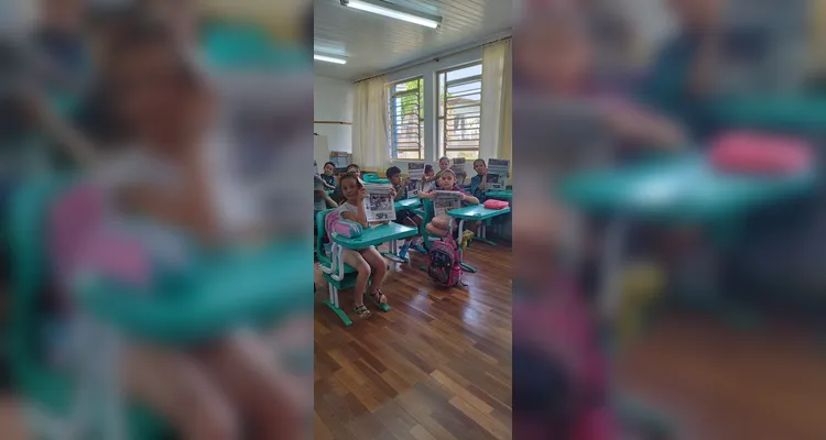 Impresso contribuiu para ampla aprendizagem em sala de aula.