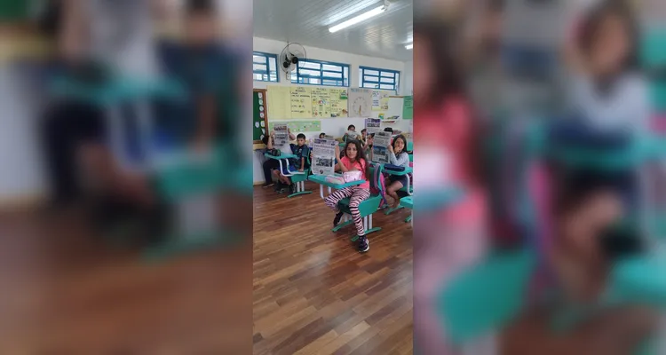 Impresso contribuiu para ampla aprendizagem em sala de aula.