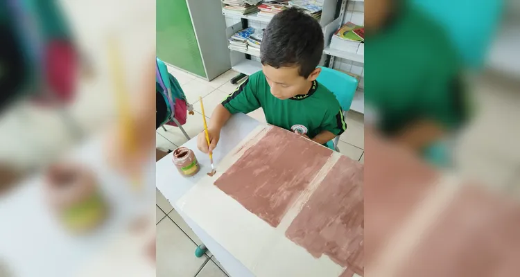 Confira as várias etapas dentro do trabalho realizado pelos alunos em sala de aula.