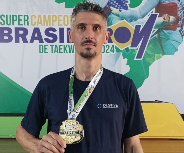 Valdemar Junior se tornou bicampeão brasileiro na categoria Master 03 até 80 kg.