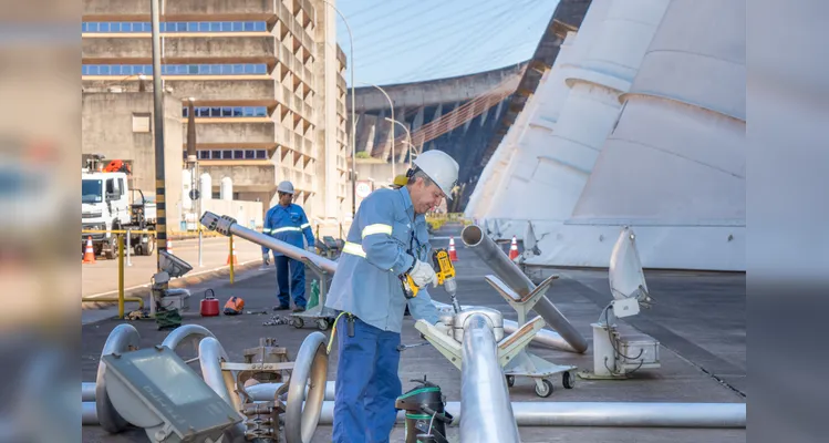 A atividade é a continuidade do trabalho de substituição de equipamentos que se iniciou em 2022.