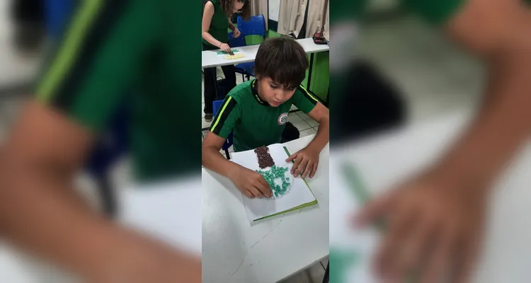 Turma pôde trabalhar o conteúdo de forma abrangente em sala de aula.