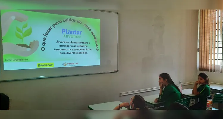 Turma pôde trabalhar o conteúdo de forma abrangente em sala de aula.