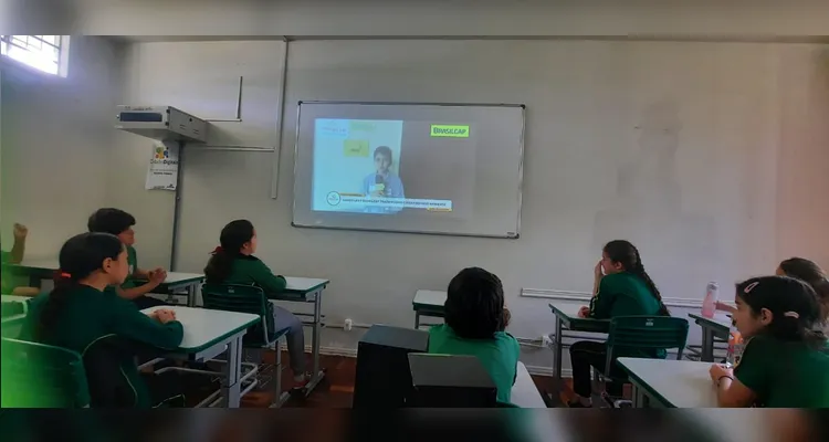 Turma pôde trabalhar o conteúdo de forma abrangente em sala de aula.