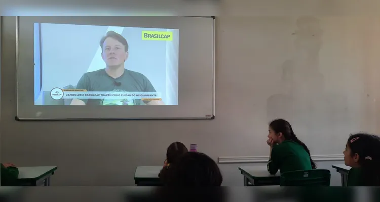 Turma pôde trabalhar o conteúdo de forma abrangente em sala de aula.