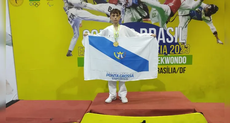 O atleta é aluno do ‘CT Junior Lima de Taekwondo’, e tem ganhado destaque no taekwondo.