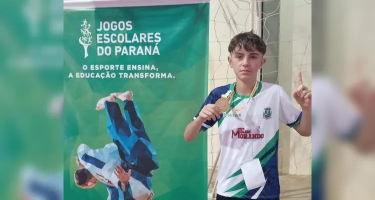 O atleta é aluno do ‘CT Junior Lima de Taekwondo’, e tem ganhado destaque no taekwondo.