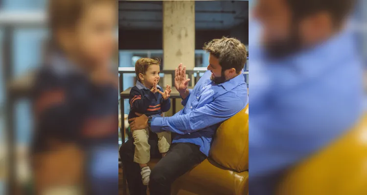 Junior Migliorini e seu filho Bento Migliorini ( Dia dos Pais 2023).