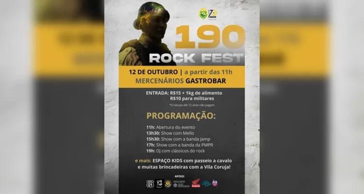 Evento terá início às 11 horas, com ampla programação