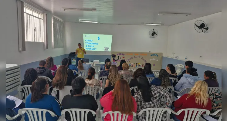 O objetivo é de que estes agentes levem informações para a população sobre o uso correto do sistema de esgoto.