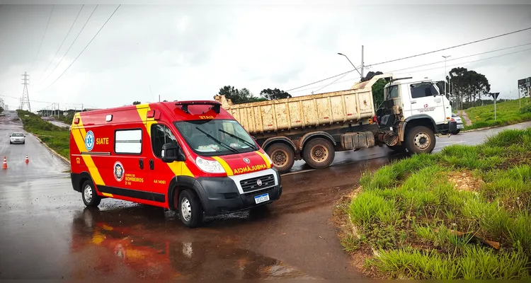 Equipe do Bombeiro foi acionada para o local da ocorrência.