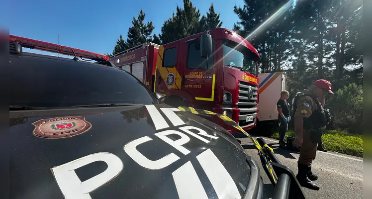 Polícia Civil também esteve no local.