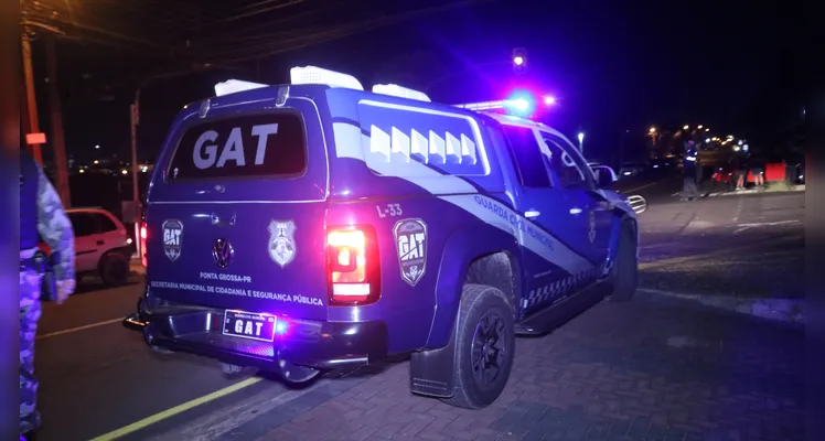 'Equipe GAT', da Guarda Civil Municipal, esteve na ocorrência.