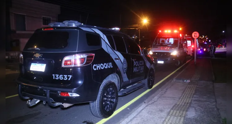 Agentes da Polícia Militar estiveram na ocorrência.