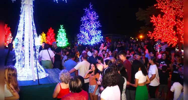 ‘Bosque de Luz’ traz a magia do Natal a Ponta Grossa; veja vídeos