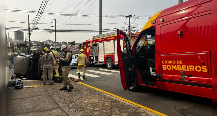 Veja novas imagens do acidente de trânsito com capotamento em PG