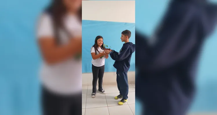 Trabalho contou com ações dentro e fora da sala de aula.