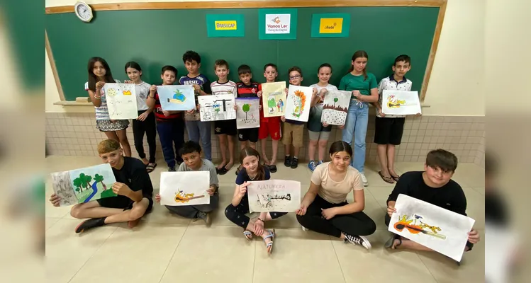 Confira o diversificado trabalho realizado pelos alunos em sala de aula com a videoaula da Brasilcap.