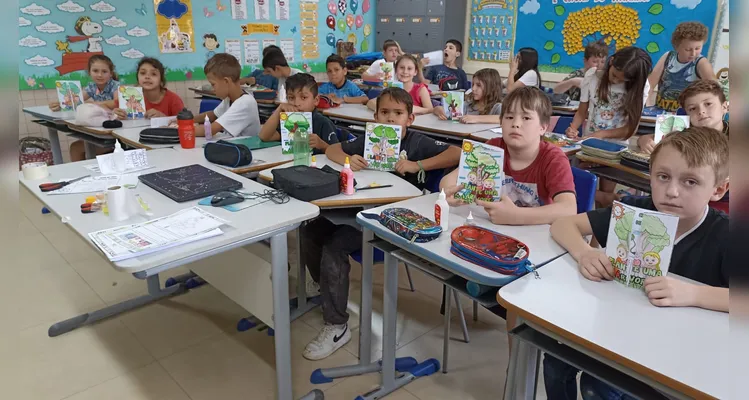 Confira os registros do amplo trabalho realizado pelos alunos em sala de aula.