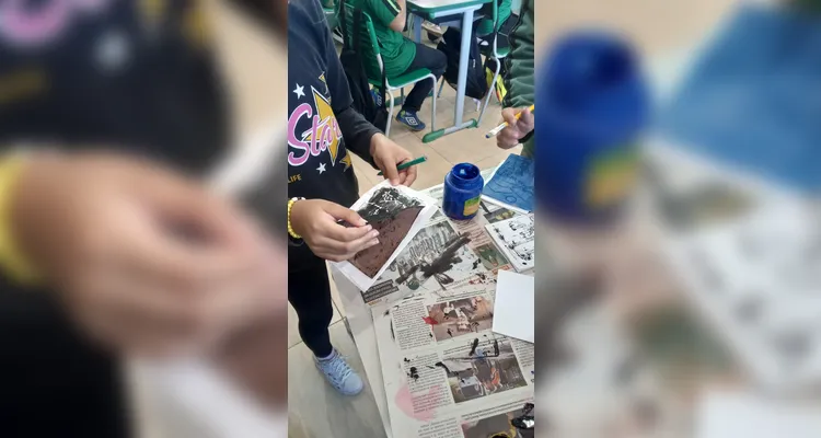 Educandos puderam ser protagonistas de todo o processo.