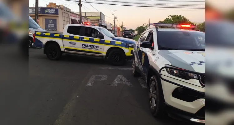 Dois motociclistas ficam feridos após colisão frontal, na região de Olarias, em Ponta Grossa |