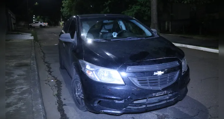 Jovem se fere em colisão entre mobylette e carro, na vila Santa Luzia, em Ponta Grossa |