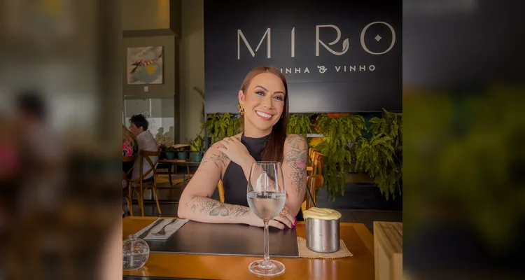 Nathy foi convidada pelo Miro Cozinha e Vinho para uma experiência gastronômica