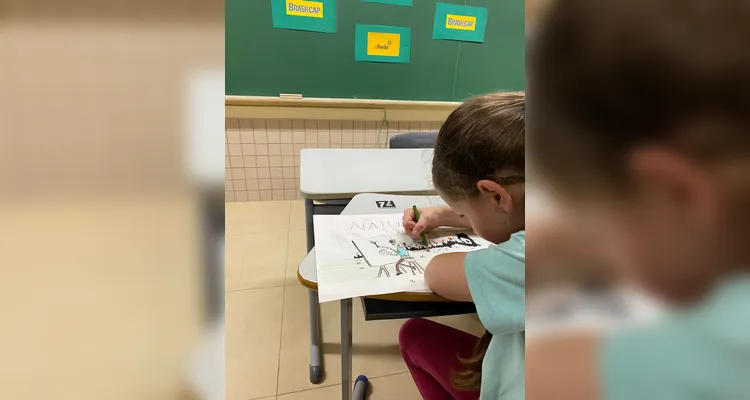 Confira o diversificado trabalho realizado pelos alunos em sala de aula com a videoaula da Brasilcap.