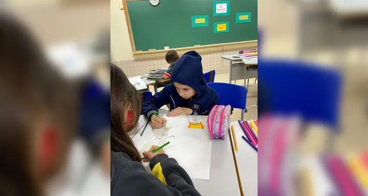 Confira o diversificado trabalho realizado pelos alunos em sala de aula com a videoaula da Brasilcap.