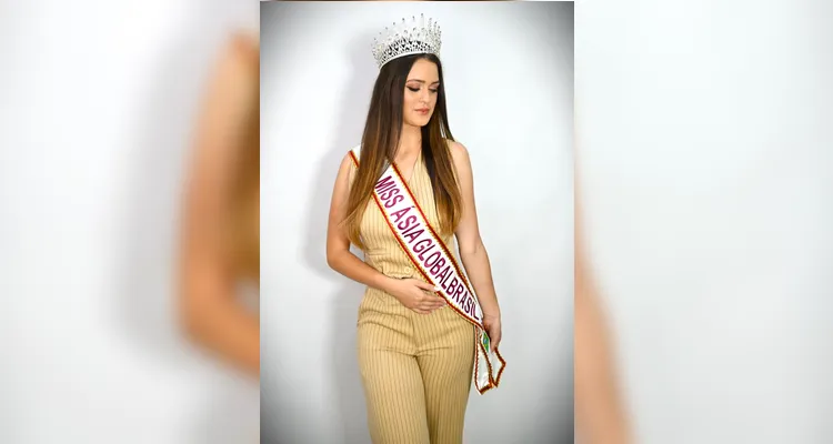 Miss de Telêmaco realiza rifa para participar de evento internacional