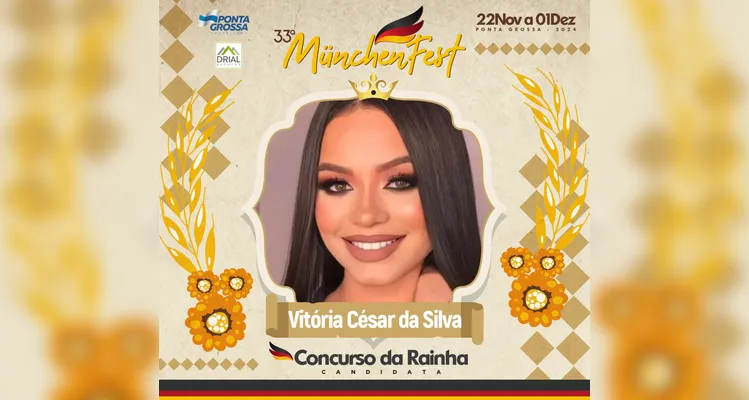 Está definido; conheça as candidatas a rainha da 33ª Münchenfest