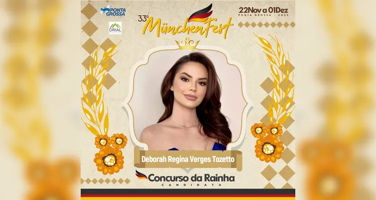 Está definido; conheça as candidatas a rainha da 33ª Münchenfest