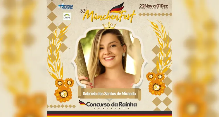 Está definido; conheça as candidatas a rainha da 33ª Münchenfest