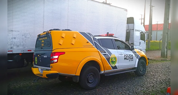 Equipe da Polícia Militar realizou o atendimento à ocorrência.