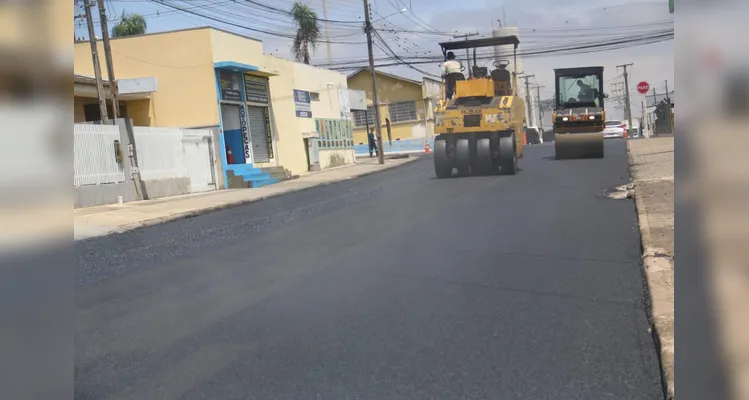 A Prefeitura de Ponta Grossa está concluindo um conjunto de trabalhos que envolve cinco diferentes frentes de obra.