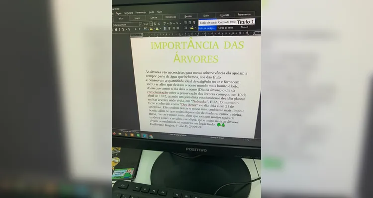 Teoria e prática contribuíram para amplo trabalho dos alunos em sala.