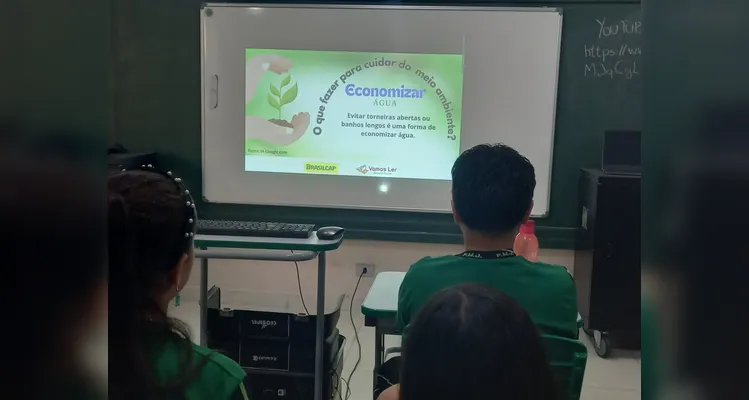 Confira os registros feitos em sala de aula.