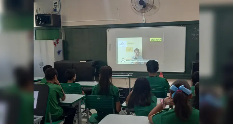 Confira os registros feitos em sala de aula.