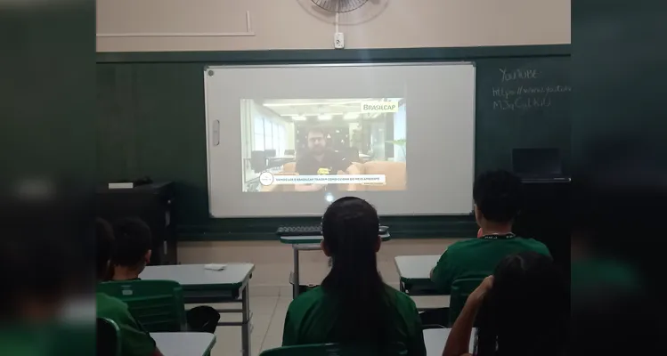 Confira os registros feitos em sala de aula.