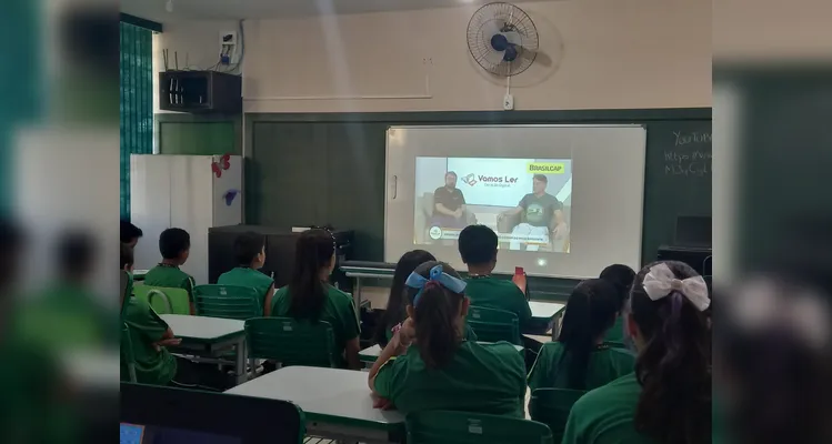 Confira os registros feitos em sala de aula.