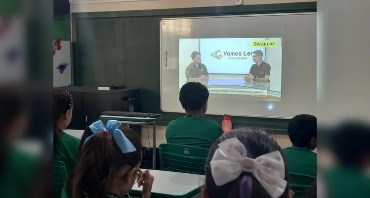 Confira os registros feitos em sala de aula.