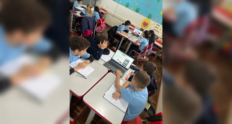 A videoaula do Vamos Ler e Tetra Pak mobilizou a classe para os estudos sobre o tema.