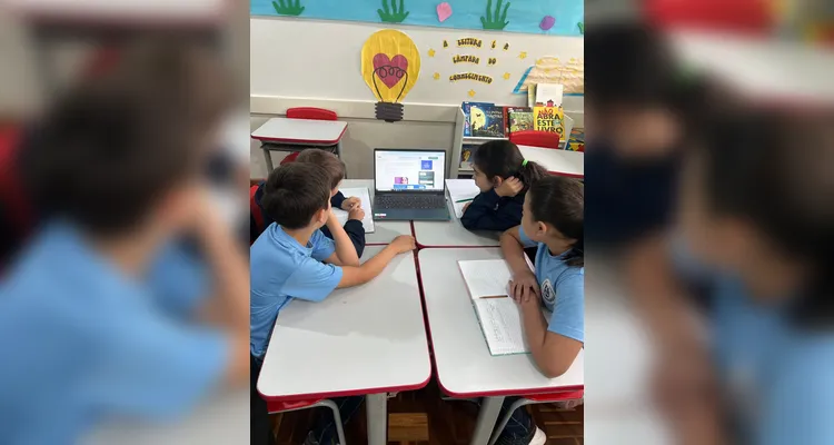 A videoaula do Vamos Ler e Tetra Pak mobilizou a classe para os estudos sobre o tema.