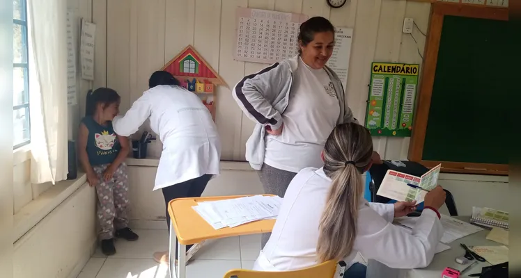 Trabalho ocorreu dentro e fora da sala de aula.