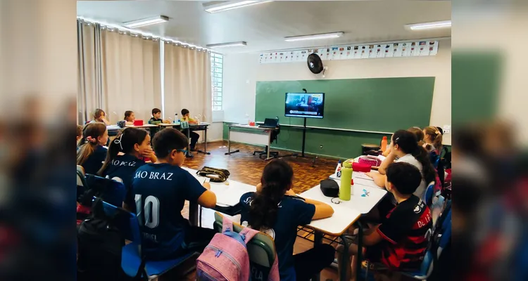 O conteúdo do Vamos Ler foi base importante para os estudos da classe.