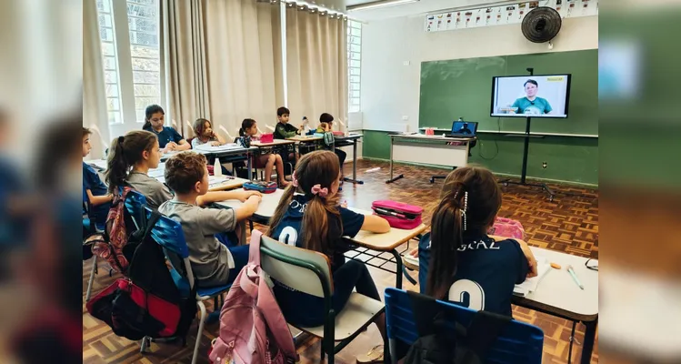 O conteúdo do Vamos Ler foi base importante para os estudos da classe.