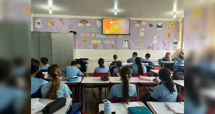 O conteúdo especial do projeto auxiliou os alunos com informações sobre prevenção e sintomas.