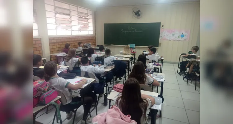 Temática despertou atenção e trouxe importante conhecimento em sala de aula.