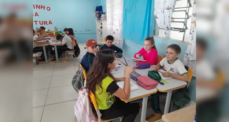 Proposta teve amplas ações em sala de aula.